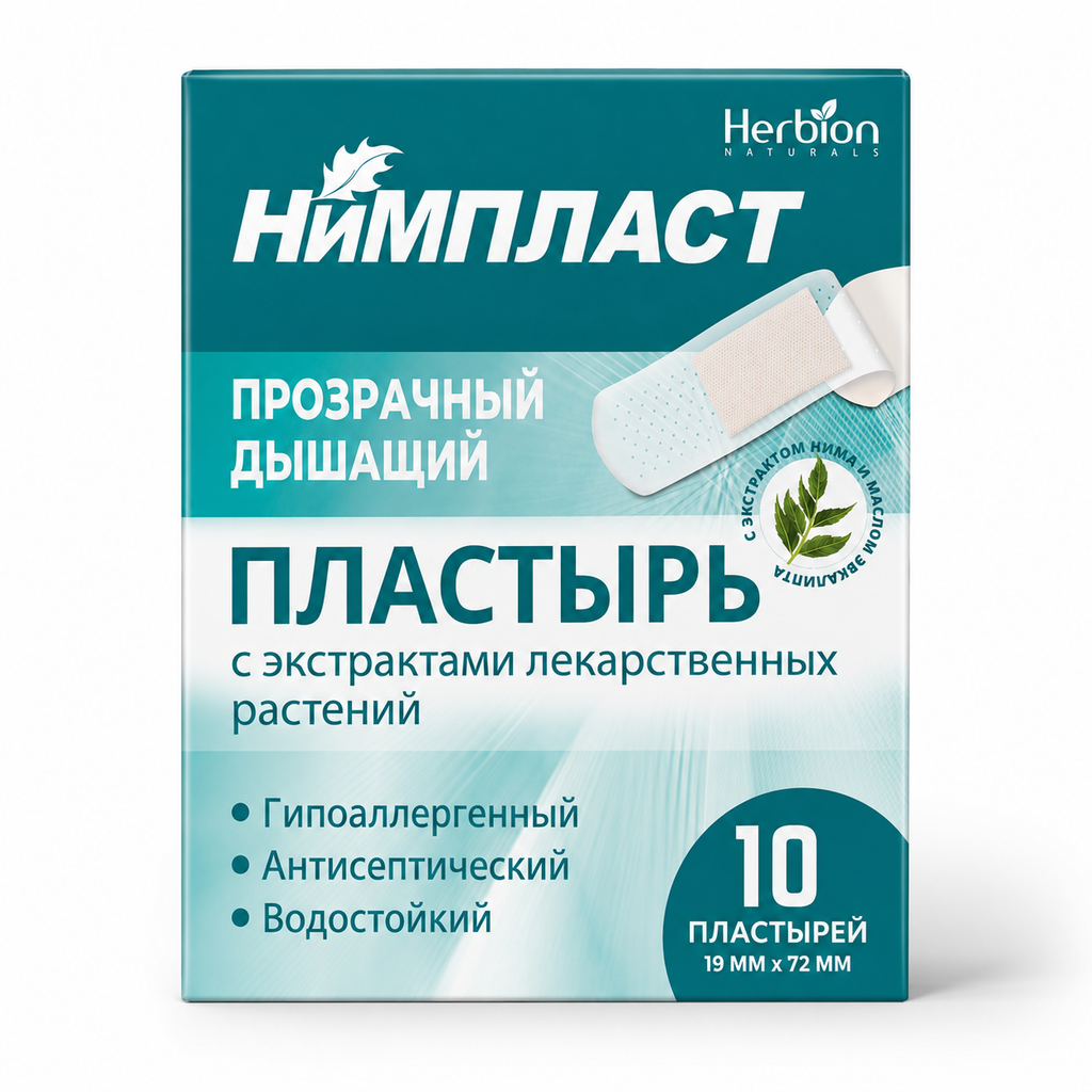 НиМПЛАСТ - прозрачный пластырь 10's